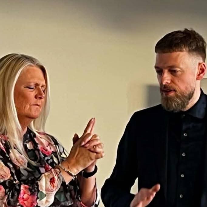 Mikkel Karlsen og Annette konferencen 2025